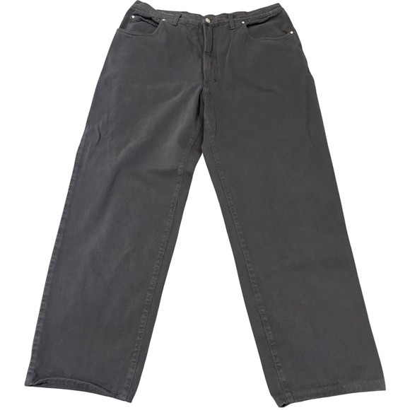 Versace Couture Black Denim Jeans VINTAGE 2002 Jeans! A NORMA DELLA LEGGE - Picture 3 of 13